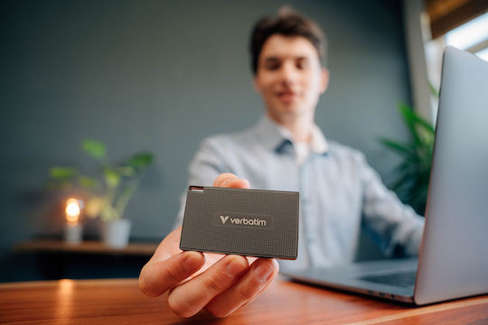 Verbatim Metal Mini USB-C Εξωτερικός SSD 512GB M.2 Μαύρο