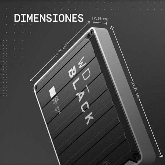 Western Digital Black P10 Game USB 3.2 Външен HDD 6TB 2.5" Черен