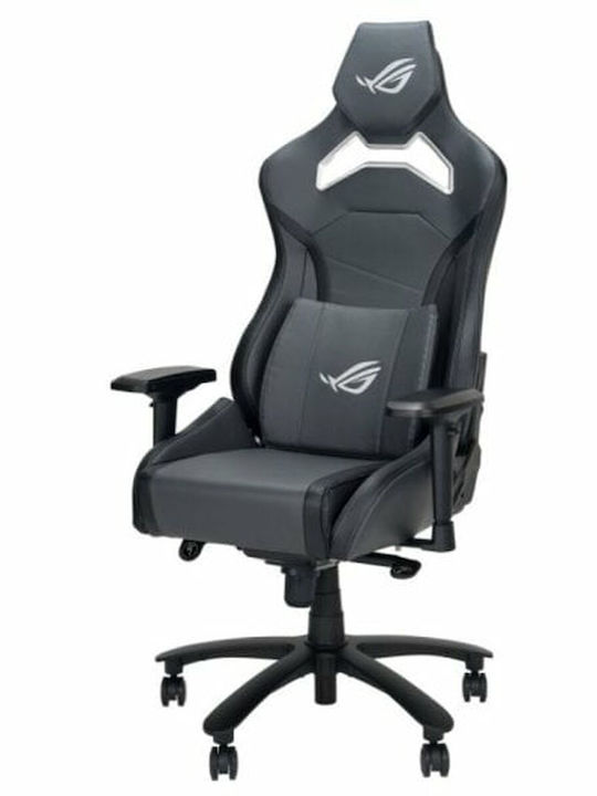 Asus ROG Chariot X Core Καρέκλα Gaming Δερματίνης με Ρυθμιζόμενα Μπράτσα και RGB Φωτισμό Grey