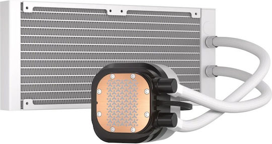 Corsair Nautilus 240 RS Water Cooling AIO CPU with 2 120mm Fans and ARGB Lighting White