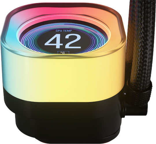 Corsair iCUE LINK TITAN 360 RX LCD Water Cooling AIO CPU with 3 120mm Fans and RGB Lighting