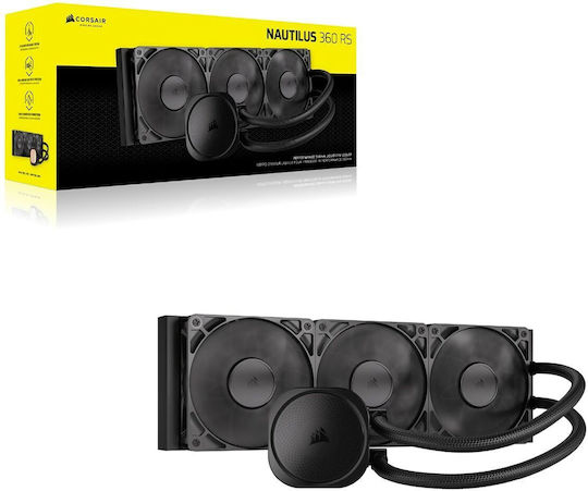 Corsair Nautilus 360 RS Охлаждане AIO CPU с 3 вентилатора 120mm