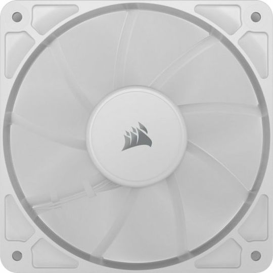 Corsair RS120 Case Fan 2100rpm 72.8cfm Without LED Lighting and 4-Pin PWM Connection 3pcs White