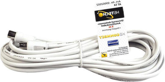 Heitech Kabelantenne Koax-Stecker - Koax-Buchse (04002002)