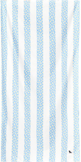Dock & Bay Flower Power Microfiber Towel Body Light Blue 160x160cm