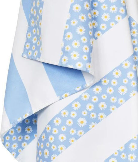 Dock & Bay Flower Power Microfiber Towel Body Light Blue 160x160cm