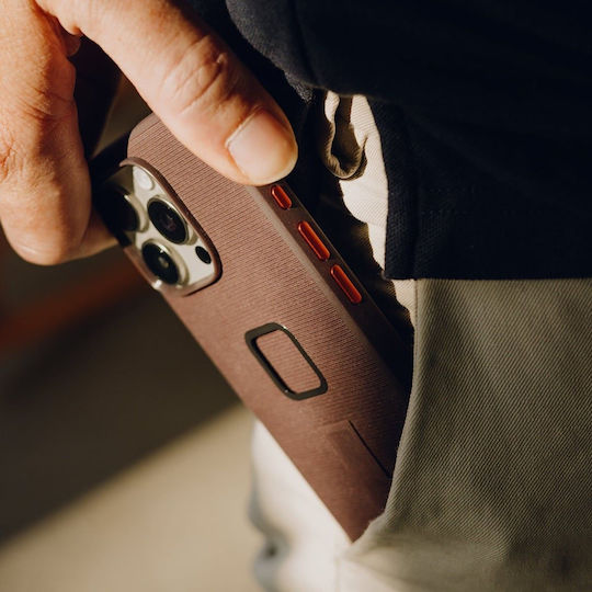 Peak Design Everyday Loop Back Cover Σιλικόνης Μπορντό (iPhone 16 Pro)