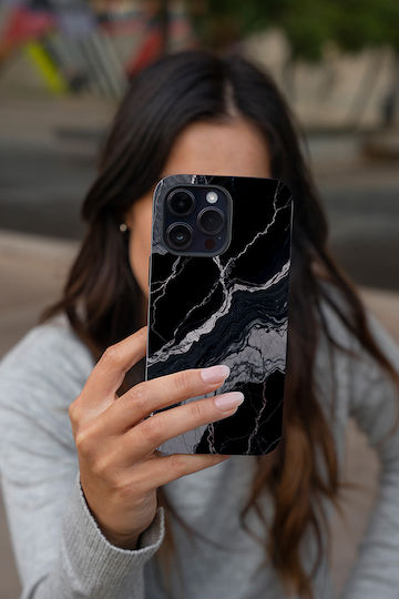 Sonique Marble Serie Hülle Xiaomi Poco F6 5G Schwarz 02