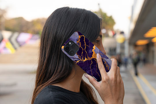 Калъф Sonique Marble Series за Xiaomi Poco F5 Pro 5G Лилав