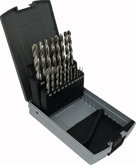SKS Tools Σετ 19 Τρυπάνια HSS για Μέταλλο