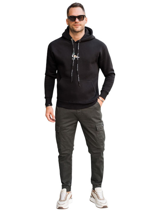 Sweatshirt mit Kapuze Black