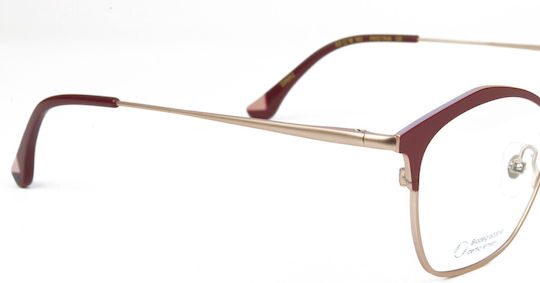 Woodys Barcelona Pristina Women's Metal Prescription Eyeglass Frame Cat Eye Gold WO25PRIS12