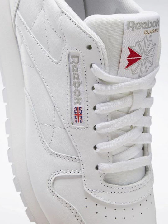 Classic Leather Sneakers Beige