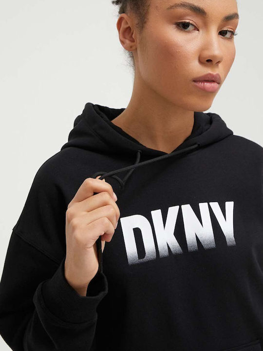 Women's Sweatshirt Hooded Black