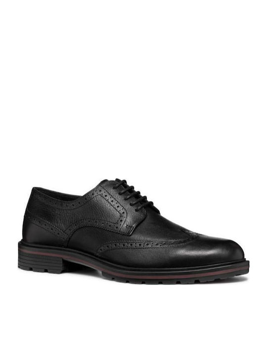 Geox U Walk Pleasure Men's Leather Casual Shoes Black