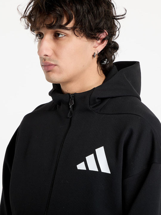 adidas Black/White with Hood