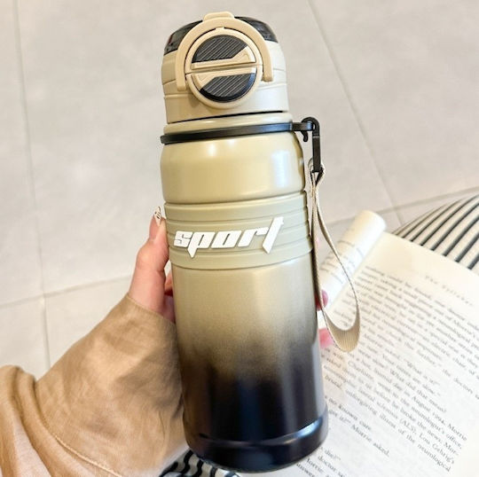 Techsuit Ποτήρι Θερμός Ανοξείδωτο 680ml Γκρι