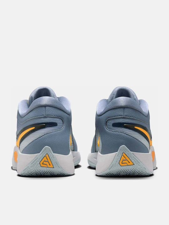 Giannis Freak 6 "Hunger" Χαμηλά Μπασκετικά Παπούτσια Ashen Slate / Armory Navy / Glacier Blue / Laser Orange