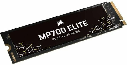 Corsair MP700 ELITE SSD 1TB τύπου M.2 με σύνδεση PCI Express 5.0 (PS5 Compatible) CSSD-F1000GBMP700ENH