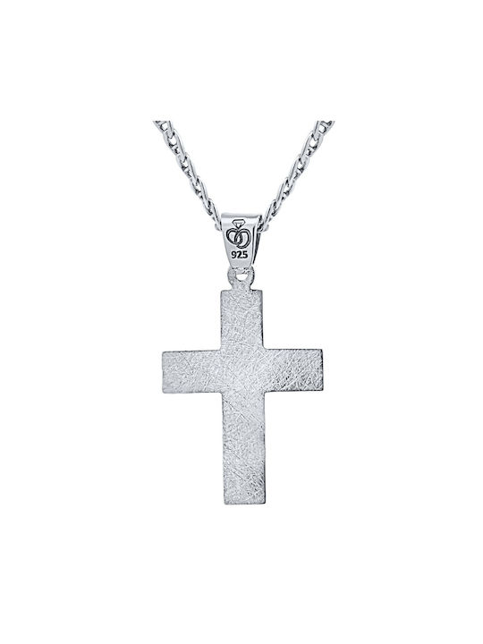 Verorama Women's Cross from Silver with Chain