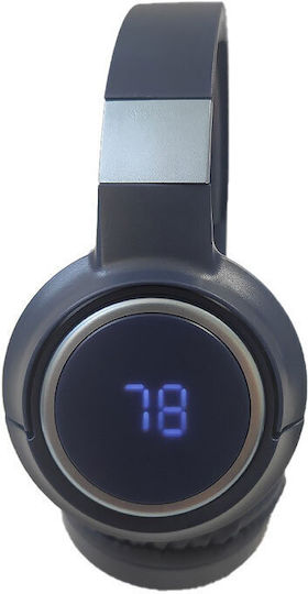 MSL-909 Ασύρματα Bluetooth On Ear Ακουστικά με Ραδιόφωνο Πορτοκαλί