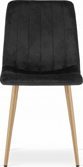 Chair Dining Room Lava 60x40x50cm Black