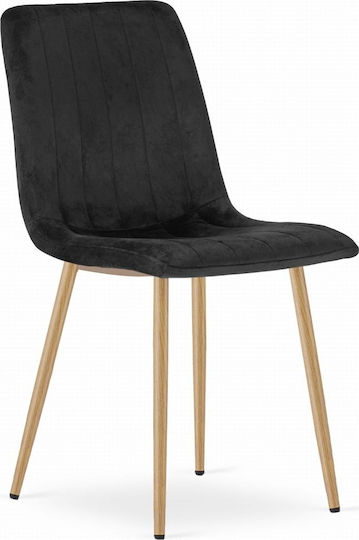 Chairs Dining Room Lava 60x50x50cm 2pcs Black