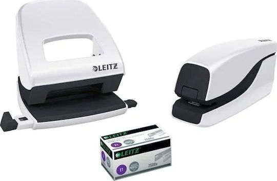 Leitz Electric Stapler Wow White 3l Gw 10k 13490007 4002432122325