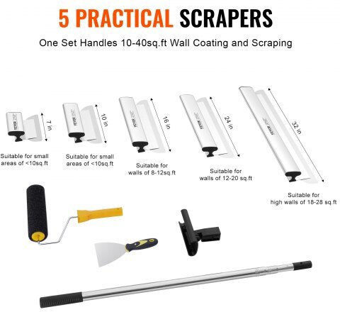Vevor Spatulă pentru plăci de ipsos Inox 80mm DBSNZGDTZB5P59QZ2V0