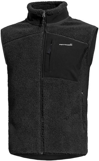 Pentagon Fleece Hunting Vest Black