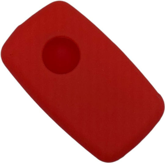 Car Key Cover Case made of with 2 Buttons for Audi / Seat / VW in Blue Color