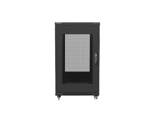 Lanberg Επιδαπέδια Καμπίνα Rack 22U Λευκό FF01-6822-23B