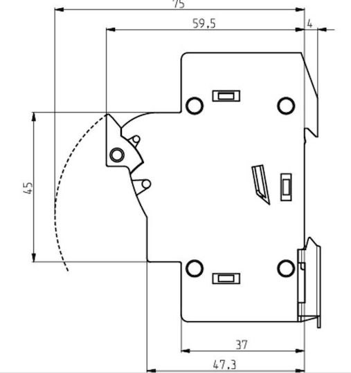 ETI Διακόπτης Ράγας 32A