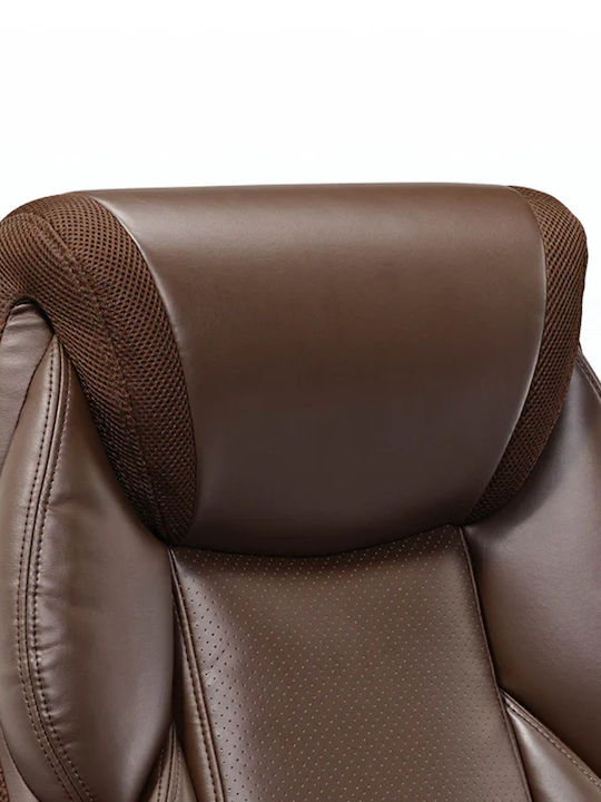 Eureka Ergonomic ERK-OC11-BR Καρέκλα Γραφείου με Ανάκλιση και Ρυθμιζόμενα Μπράτσα Καφέ