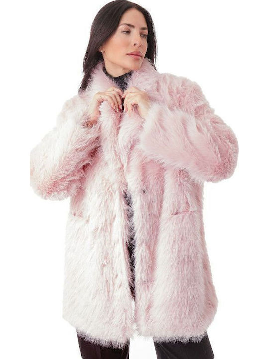 Frauen Pelz Rosa