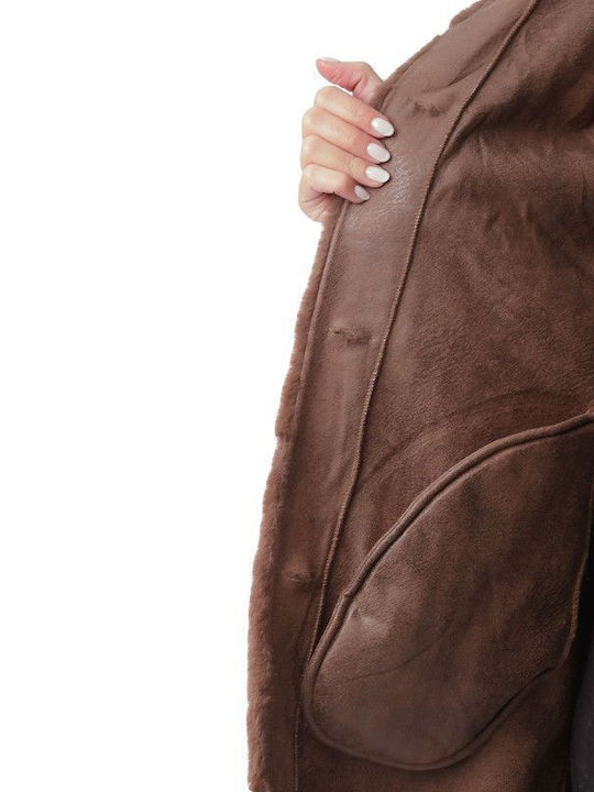Women's Short Fur Brown