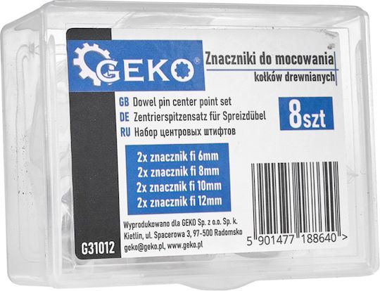Set Pins 8 Pieces Geko G31012
