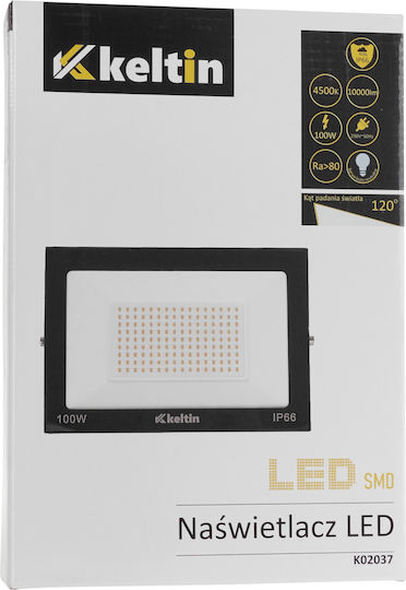 Led Projector White Light 100 W Keltin K02037