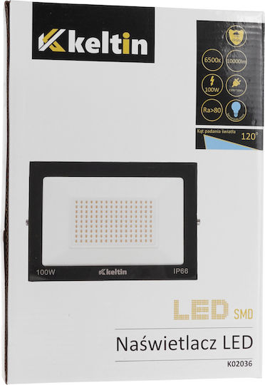LED-Strahler Weißlicht 100 W 6500 K Keltin K02036