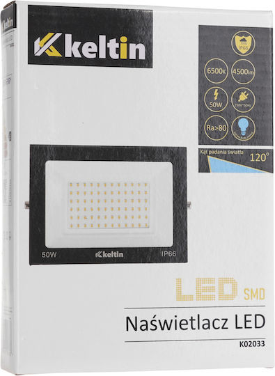 Proiector de lucru LED lumină albă 50 W 6500 K Keltin K02033