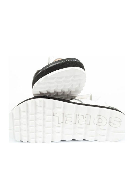 Sandale Casual Damă de Piele Alb