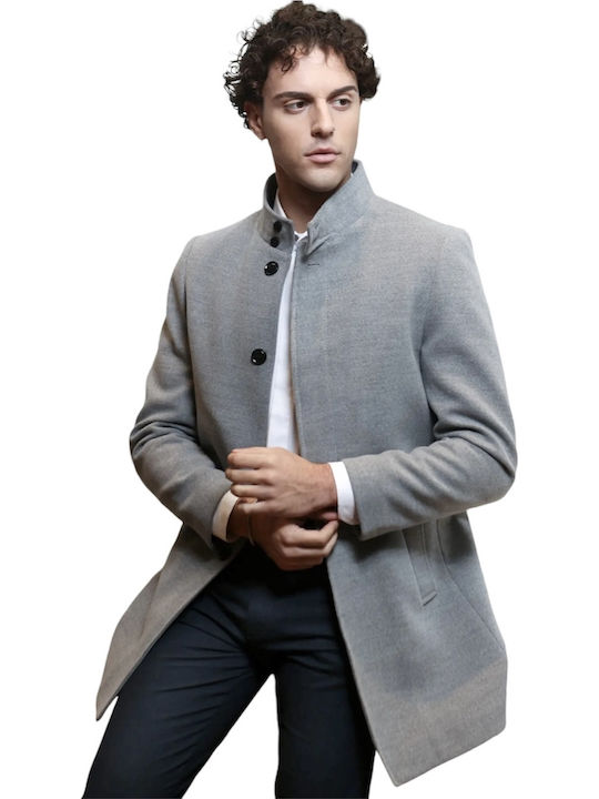 Herren Mantel grey