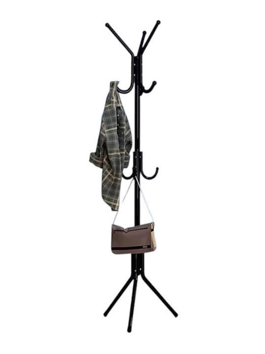 Metallic Coat Rack Black x40x175cm