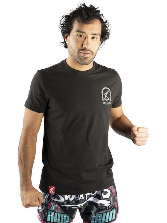 8 Weapons Short Sleeve Shirt 8010054 for Muay Thai Black