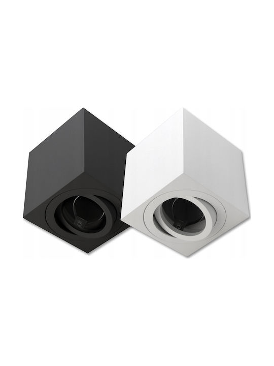 Lvt Leuchte Einzel Spot mit Fassung GU10 in Schwarz Farbe
