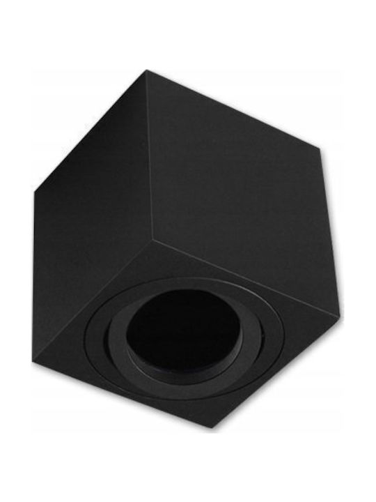 Lvt Leuchte Einzel Spot mit Fassung GU10 in Schwarz Farbe