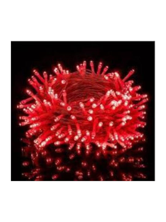 200 Lights LED 20m. Red in String 1pcs