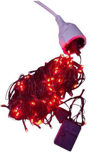 200 Светлини LED 20m. Червен тип Лента 1бр