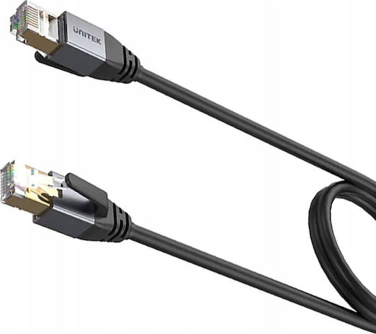 Unitek S/FTP Cat.8 40Gbps Network Cable Ethernet 1m Black