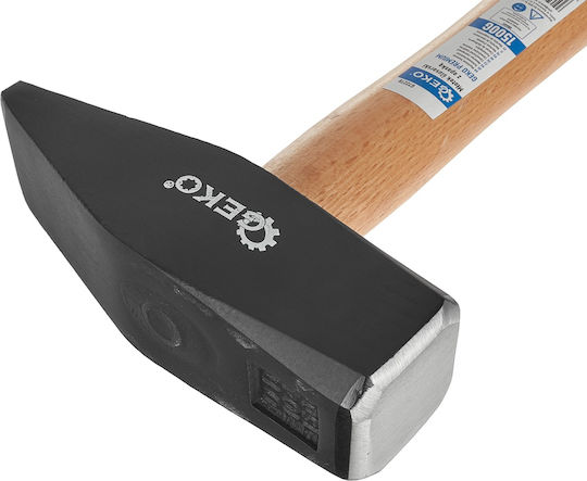 Mechanical Hammer Wooden Handle 1500 G Geko G72278